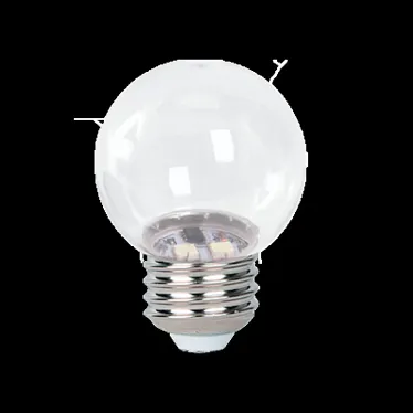 Лампа светодиодная шар прозрачный PLED- ECO- G45 3w E27 2700K CLEAR Jazzway