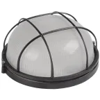 Светильник НПП1102 черный/круг с реш.100Вт IP54 IEK