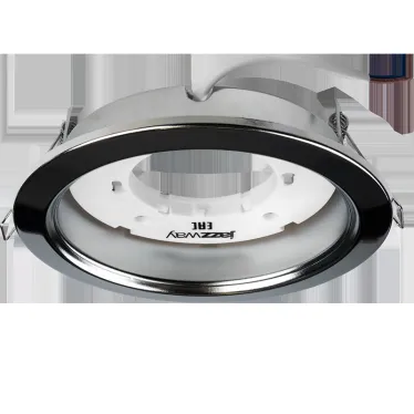 Светильник под лампу с цоколем GX70 хром глянцевый 121х54 мм