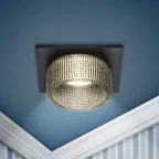 Встраиваемый светильник декоративный DK110 BK/GR MR16 GU5.3 черный серый