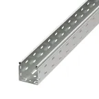 Лоток перфорированный 80х80 L-2000мм цинк-ламельный
