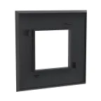 Avanti Рамка ARTLEBEDEV Черный матовый 2 модуля