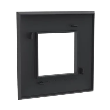 Avanti Рамка ARTLEBEDEV Черный матовый 2 модуля