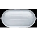 Светильник НПП-60w термостойкий овальный без решетки IP54 белый