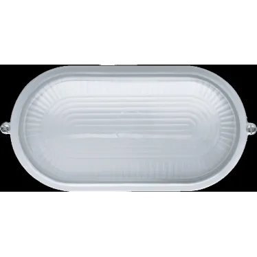 Светильник НПП-60w термостойкий овальный без решетки IP54 белый