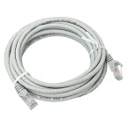 Патч-корд TERACOM PRO Cat.6 экранированный UTP оболочка LSZH серый (5.0м)