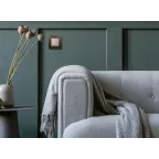 ETIKA Светорегулятор поворотный без нейтрали 300Вт слоновая кость