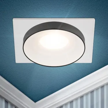 Светильник встраиваемый декоративный DK96 WH MR16 GU5.3 белый