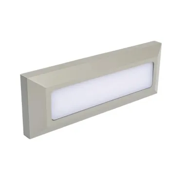 Светильник светодиодный ДВО-5w 4000K 340Лм IP65 для фасадов серый