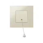 Кнопка со шнуром, 10А 230В, S27, слоновая кость