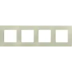 ETIKA Рамка 4 поста слоновая кость