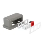 Башенка напольная BUS 12 модулей серая