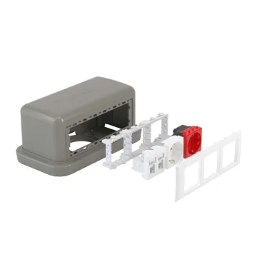 Башенка напольная BUS 12 модулей серая