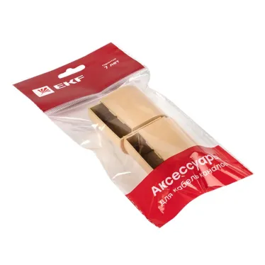 Заглушка (40х25) (4 шт) Plast под светлое дерево