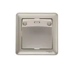 W59 Выключатель карточный одноклавишный скрытый с индикацией шампань