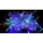 LIGHTING Гирлянда нить 10м 100 светодиодов RGB свет IP44 прозрачный шнур 3м 230В контроллер 8 сцен IEK