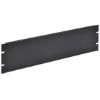 Фальш-панель 19д 3U крепление на винтах черная by ZPAS