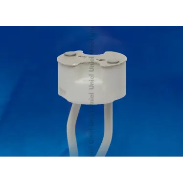Патрон керамический ULH-GU4/GU5.3-Ceramic-15cm для лампы на цоколе GU4/GU5.3