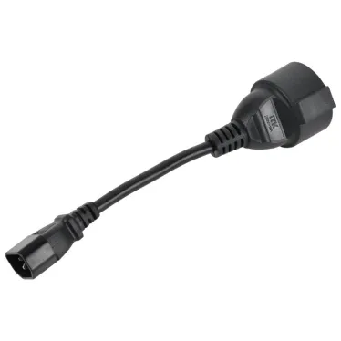 Адаптер PDU 3х1.5 10см с разъёмами C14-Schuko