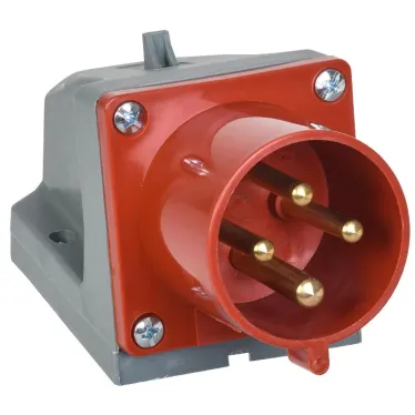 Вилка кабельная 32А 3Р+E IР44 на поверхность 380В 524