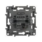 ETIKA Переключатель одноклавишный белый винтовые зажимы 10A