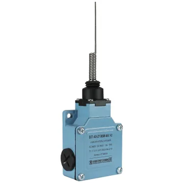 Выключатель путевой ВП 40-2108М-66 У2, рычаг пружинный, 1з+1р, мгновенный, без сальника, IP66