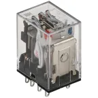 Реле промежуточное 12В DC 4пк 3A РЭК78/4 с индикацией