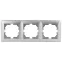 Рамка на 3 поста, СУ, Solo, алюминий, 4-503-03