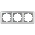 Рамка на 3 поста, СУ, Solo, алюминий, 4-503-03