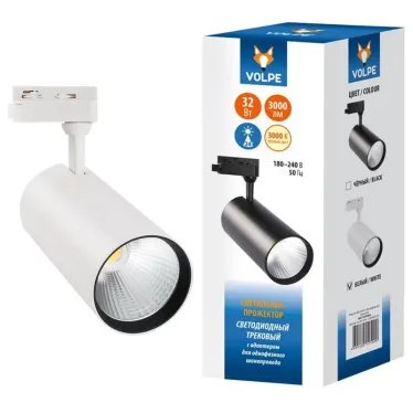 Светильник-прожектор светодиодный трековый ULB-Q276 32W-4000К WHITE 3000 Лм 4000К Корпус белый