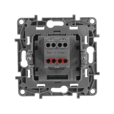 ETIKA Переключатель промежуточный винтовые клеммы 10 AX 250 В антрацит