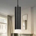 Светильник подвесной (подвес) PL20 BK MR16 GU10 потолочный цилиндр черный