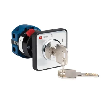 Переключатель кулачковый ПК-1-112 10А 2P '0-1' с ключом