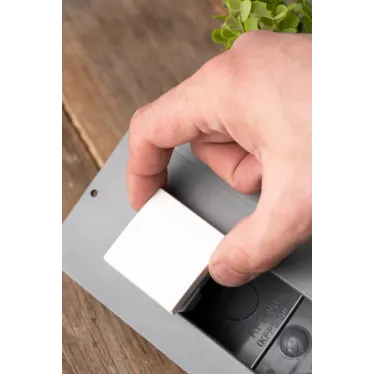 Выключатель 10А, 1 клавишный проходной без индикатора