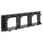 Avanti Рамка-суппорт черная для In-liner Front, 6 модульная