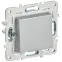 SKANDY Выключатель 1-клавишный кнопочный 10А SK-V14S серебряный IEK
