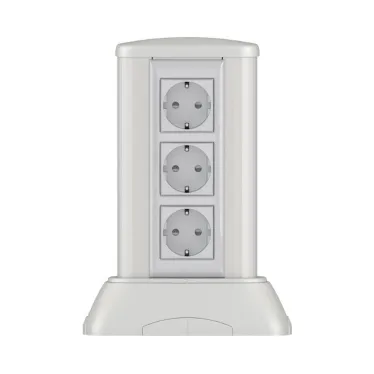 Миниколонна алюминиевая 250мм серый металлик