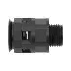 Муфта труба-коробка DN 17мм М20х1.5 полиамид черная