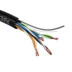 Витая пара U/UTP Cat5e 4x2x24 AWG CU PE + ТРОС OUTDOOR 305 м