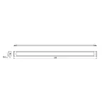 Светильник светодиодный ДВО/ДПО 36Вт 4000К 3600Лм IP40 1200х75мм матовый SPO-5-40-4K-M (F)