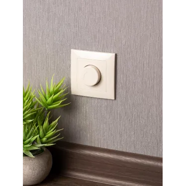 Валенсия светорегулятор 600W 220В кремовый