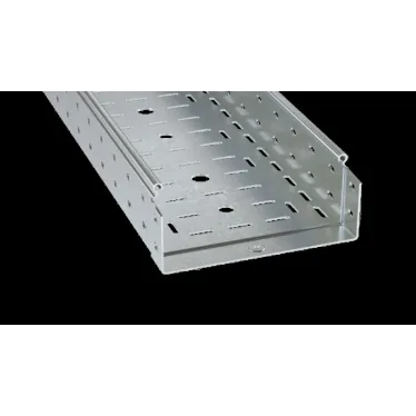 Лоток перфорированный 80х600х6000, 1,0 мм