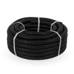 Труба гофрированная ПВХ легкая 350 Н черная с/з д32 (25м)