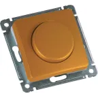 MASTER Светорегулятор (диммер) скрытой установки, в рамку, золото