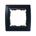 Рамка на 1 пост, S82, графит - графит