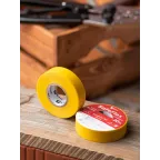 Изолента ПВХ желтая 19мм 20м серии SafeFlex