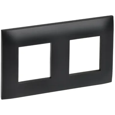 SKANDY Рамка 2-местная SK-F02Bl черный IEK