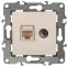 Розетка комбинированная RJ45+TV, Эра12, слоновая кость, 12-3110-02