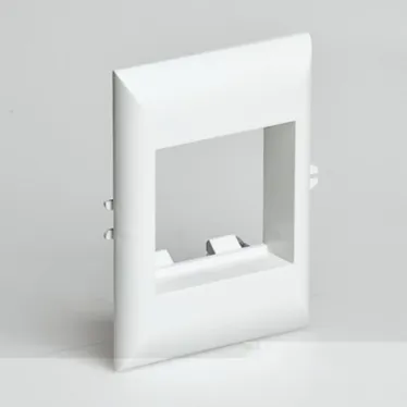 Рамка для встраиваемого оборудования 45х50х15 мм для РКК-100х60 и 100х40 (белый)