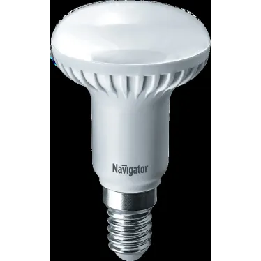 Лампа светодиодная LED зеркальная 5вт E14 R50 теплая